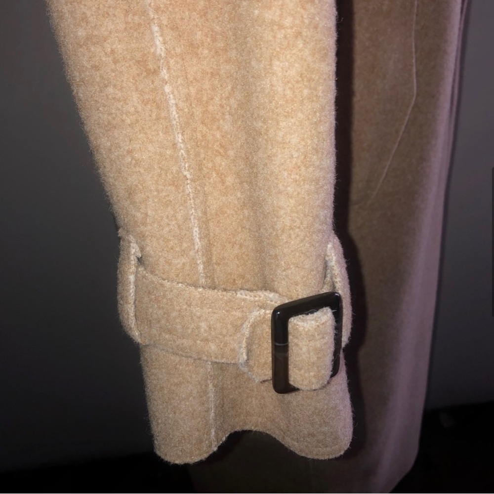[Gstudio] CODI Camel Wool Belted Trench Coat - Picture 5 of 7